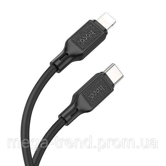Кабель Hoco Type-C to Lightning cool silicone PD charging data cable X90 |1m, 20W, 3A| | Зображення 2