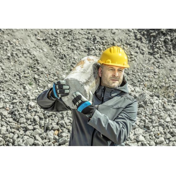 Куртка Hoegert INN HT5K254-XL з капюшоном SoftShell 94% поліестер, 6% еластан графіт, XL (54) | Зображення 3