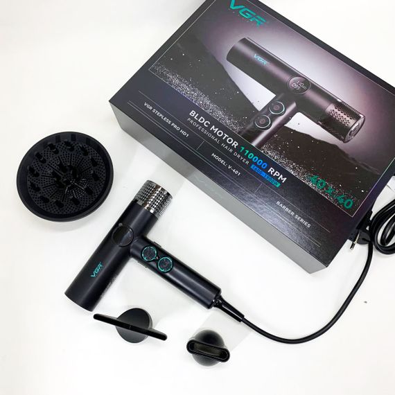 Фен професійний VGR V-401 BLACK | Зображення 3