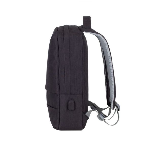 Рюкзак городской Rivacase 7562 Black 12х30.5х46 см черный | Зображення 3