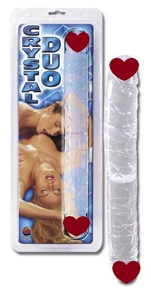 Фалоімітатор подвійний КРИСТАЛ ДУО sexstyle