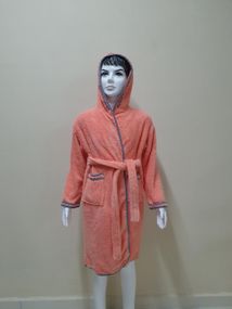 Халат Zeron 128104 Туреччина   Велсофт Персиковий