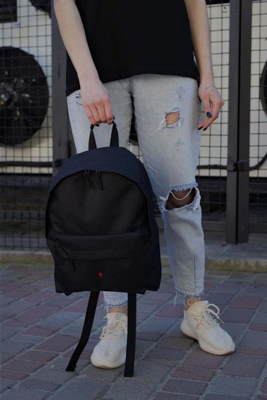 Повсякденний рюкзак шкільний Without Compact з принтом Rose Black | Зображення 4