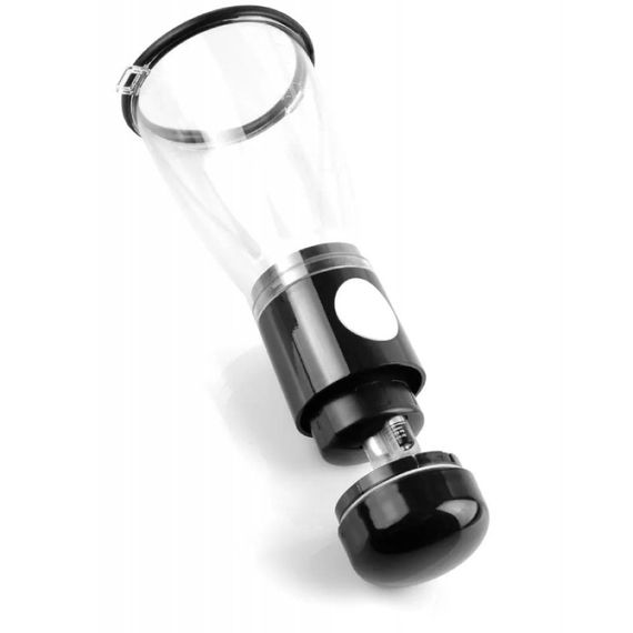 Вакуумная помпа для груди Pipedream Fetish Fantasy автоматическая, прозрачно-черная Sex Aura | Зображення 3