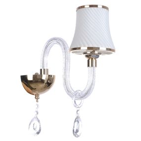 Бра настенное накладное прованс с абажуром BCL-498W/1 E14 WH