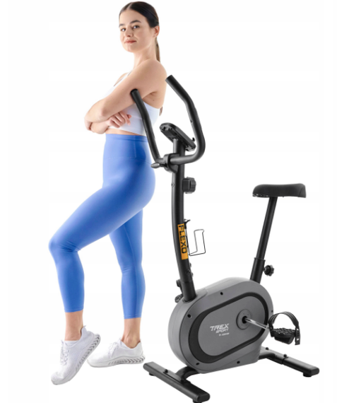Велотренажер Trex Sport TX-450MB FLEXO магнітний сірий | Зображення 1