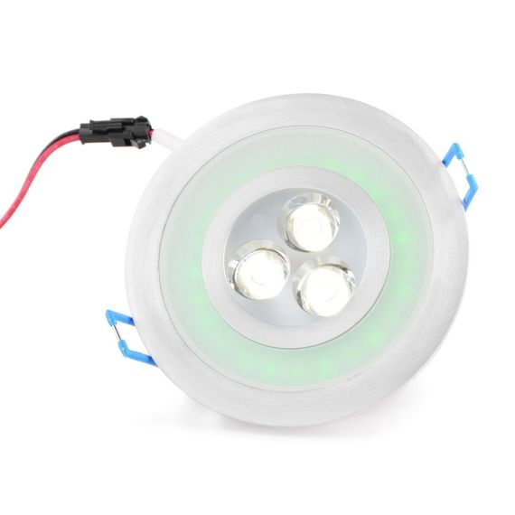 Светильник точечный LED-103A/3W CW+2W Green 60' | Зображення 4