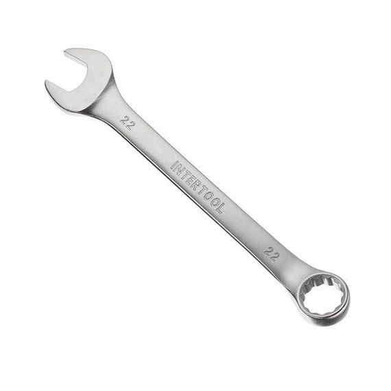 Ключ комбінований 22мм Cr-V INTERTOOL HT-1222