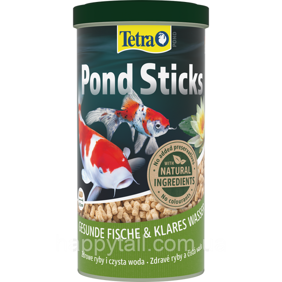 Корм Tetra Pond Sticks 1 л — Універсальні плавучі палички для всіх ставкових риб
