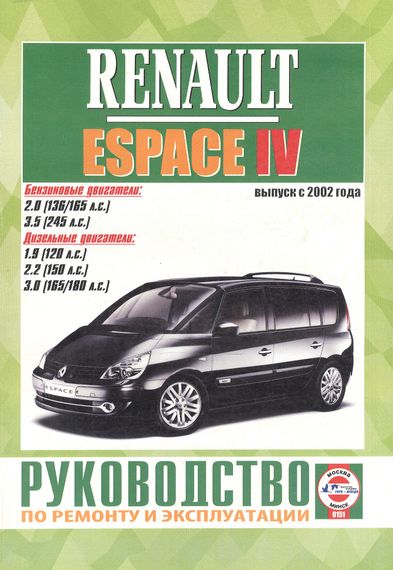Renault Espace IV. Руководство по ремонту и эксплуатации. Книга