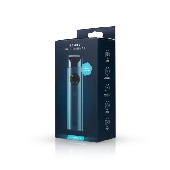 Бездротовий тример для інтимних зон Boners Hair Trimmer Shaver, 10 швидкостей, 2 насадки | Зображення 9