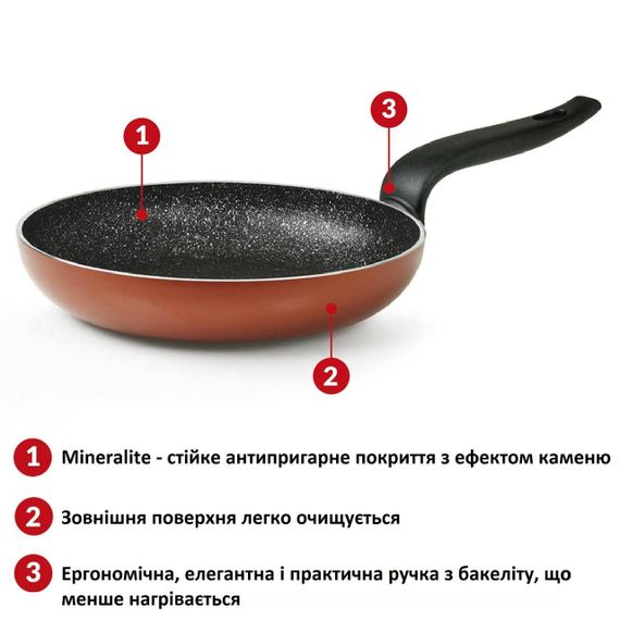 Сковорода Flonal Pepita Granit 18 см (PGFPS1850) | Зображення 2