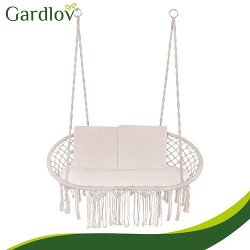 Гойдалка "гніздо лелека" кремова Gardlov 27379 | Зображення 4