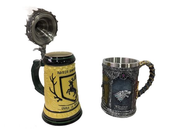 Подарочный набор Кружка Game Of Thrones House Герб Баратеонов Игра Престолов и Кружка Winter Coming | Зображення 1