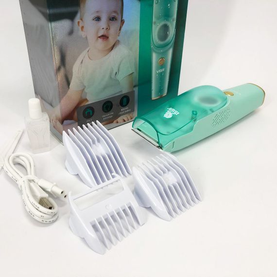 Машинка з витяжкою для стрижки дітей та немовлят VGR V-151 Baby зі змінними насадками | Зображення 9