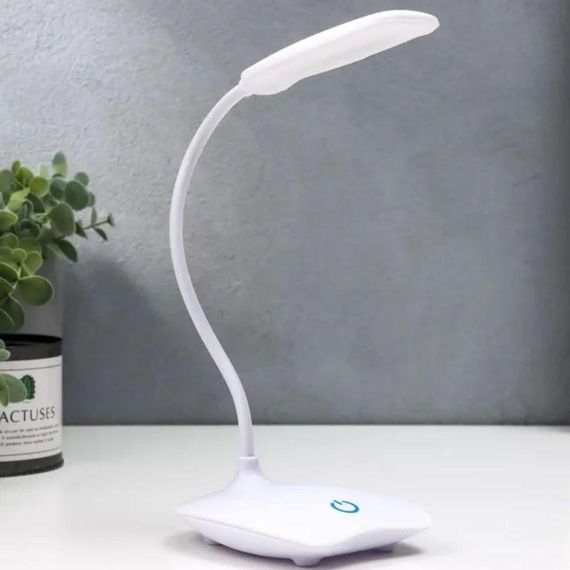 Настільна LED лампа на акумуляторі, з USB, Lova eye Soft light Reading eye lamp / Світлодіодна гнучка лампа з сенсорним керуванням | Зображення 5