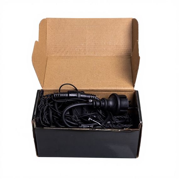 Новорічна гірлянда вулична Бахрома 6 м 105 LED чорний провід Мультиколор 6МBML | Зображення 3