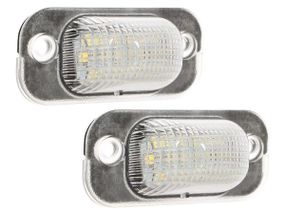 VW Jetta II (84-92) світлодіодні лампочки LED підсвічування номерного знака (2 шт комплект), Фольцваген Джетта 2