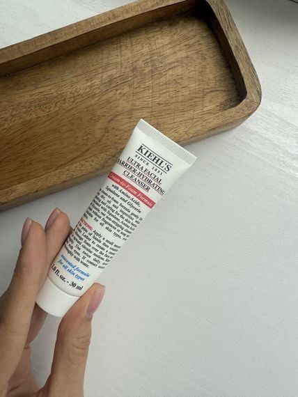 Очищающий гель с эффектом увлажнения kiehl's ultra facial barrier-hudrating cleanser (30 ml)