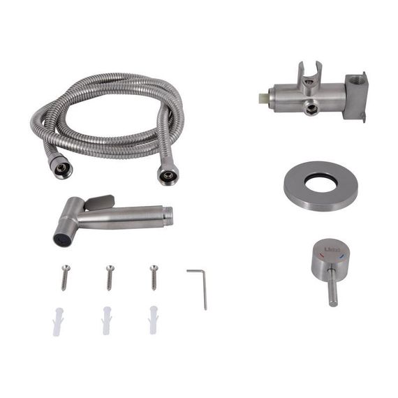 Набір для гігієнічного душу Lidz Aria 111 Nickel LDARI111NKS46105 округлий | Зображення 5