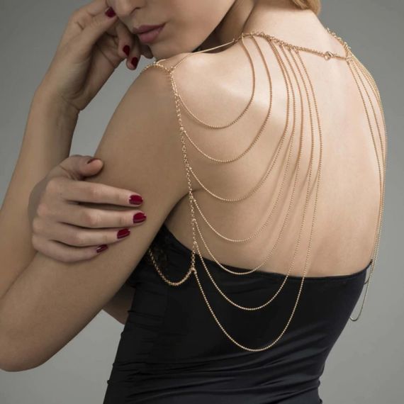 Ланцюжок на плечі Bijoux Indiscrets золотистий | Зображення 1