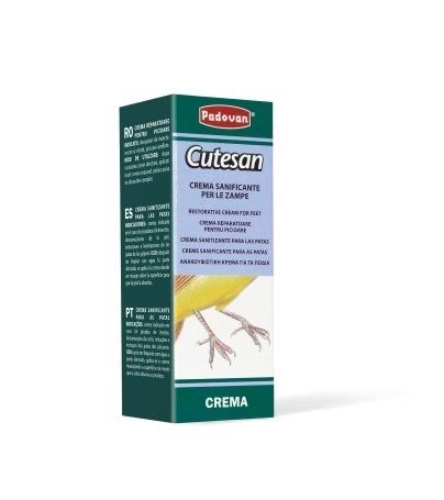Відновлюючий крем для лап птахів Padovan Cutesan, 2 мл