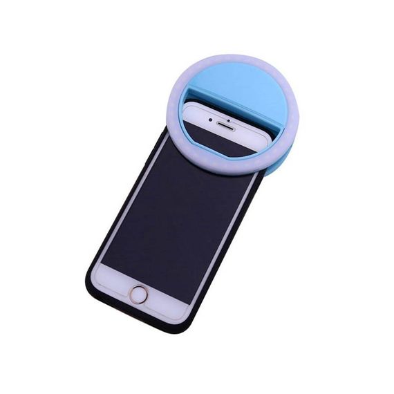 Світлі селфи кільце Selfie Ring Light селфі кільце на телефон рожевий і білий | Зображення 1