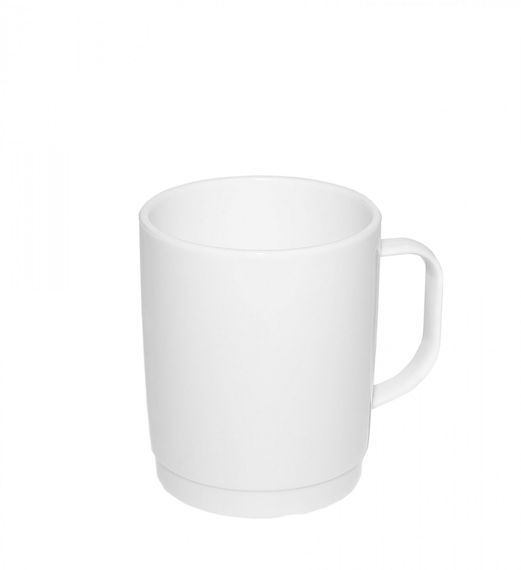 Чашка з полікарбонату біла 300 мл