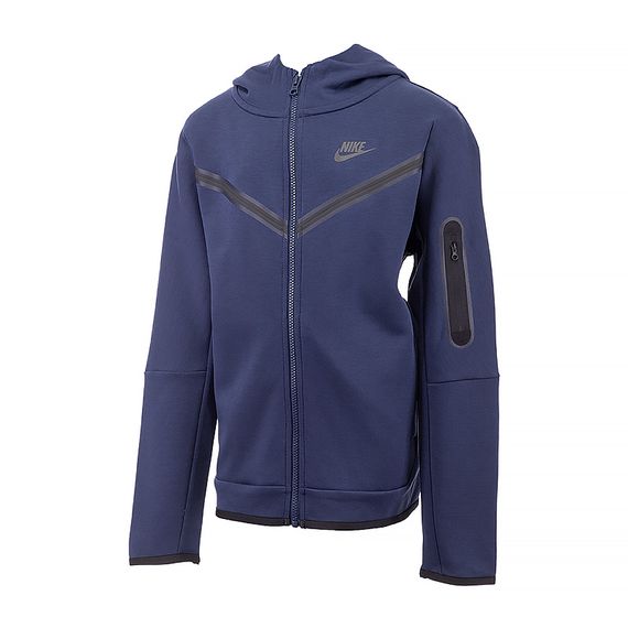 Толстовка Nike B NSW TCH FLC FZ