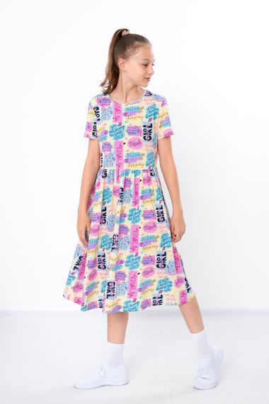 Сукня для дівчинки (підліткова) Носи своє 170 Жовтий (p-5877-163276) | Зображення 1
