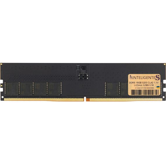 Модуль пам'яті для комп'ютера DDR5 16GB 5200 MHz INTELIGENTES (IU5BII1/16)