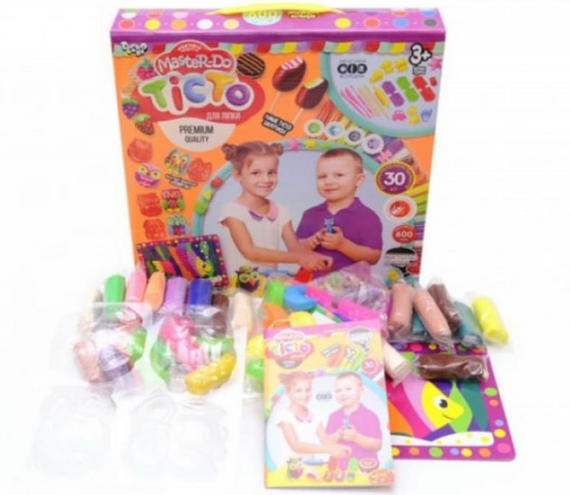 Креативное творчество "Тесто для лепки "Master Do" TMD-03-06, 30 цветов | Зображення 1