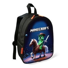 Рюкзак Minecraft Крипер детский школьный/городской 34х27х13 см для мальчика (02441)