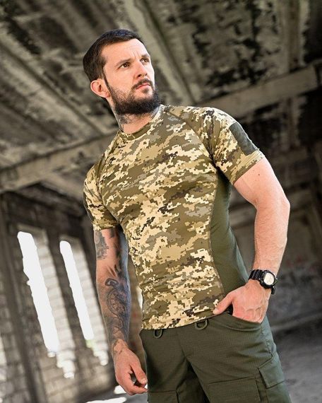 Компресійна потоотвідна футболка elit force SSO піксель ОЛ7259 | Зображення 7