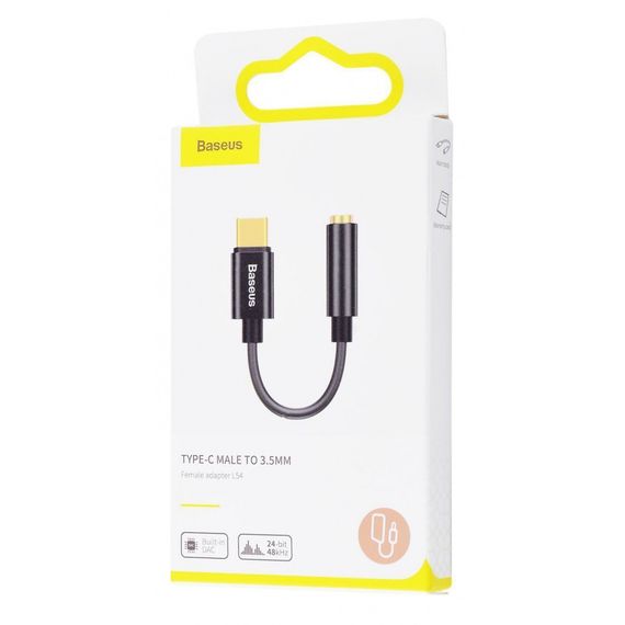 Перехідник AUX Baseus L54 Type-C to 3.5mm | Зображення 1