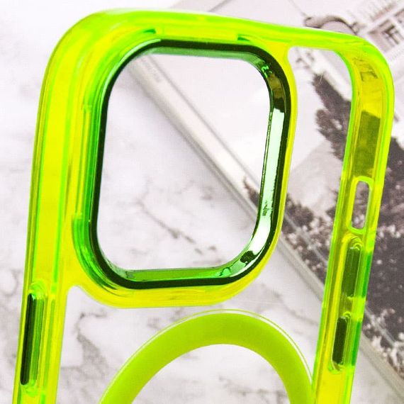 Чохол TPU Iris with MagSafe для Apple iPhone 13 Pro (6.1") Жовтий | Зображення 5