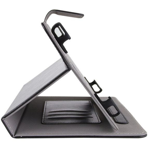 Універсальний шкіряний чохол-книжка для планшета 7-8" Чорний | Зображення 5