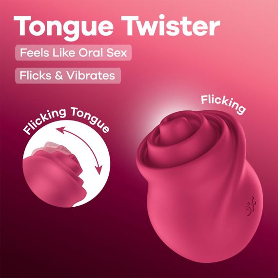 Вібростимулятор для клітора Satisfyer Tongue Twister з імітацією язичка Sex Aura | Зображення 5