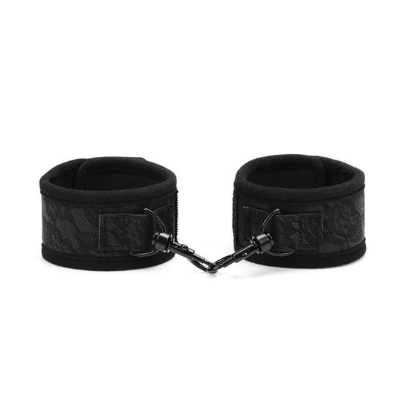 Набір Liebe Seele Black Lace and Neoprene 11pcs Bondage Kit, анальна пробка з кристалом, віброкуля Sex Aura | Зображення 1