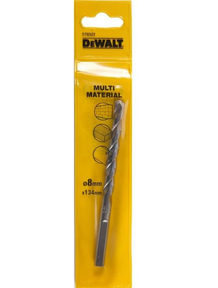 Свердло універсальне DeWALT діаметр 8 мм (DT6522) | Зображення 1