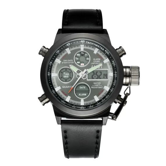 Наручний чоловічий годинник AMST Watch / Армійський чоловічий годинник з підсвічуванням вологостійкий | Зображення 1
