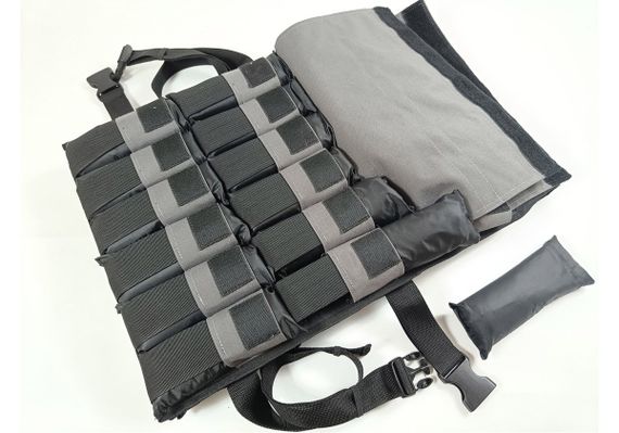 Жилет обтяжувач EasyFit Armor 18 кг набірний з кроком 0,5 кг (EF-WTV-180) | Зображення 1