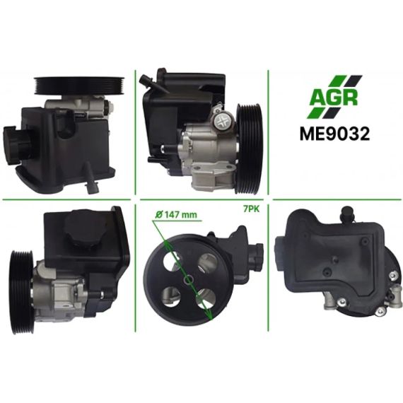 Насос ГУР новый MERCEDES-BENZ C-CLASS (W204) 07-, C-CLASS T-Model (S204) 07-, C-CLASS (W203) 02-07