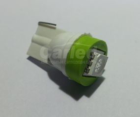 Світлодіодна автолампа Т10, GREEN 1pcs 5050 (Foton)
