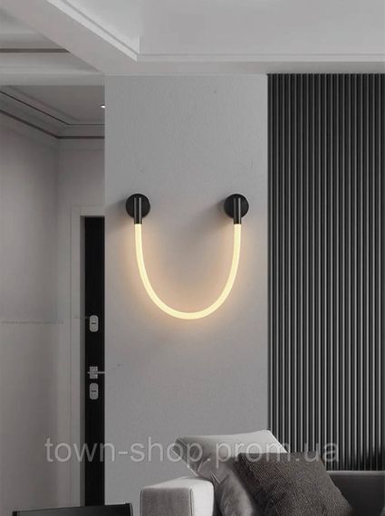 Бра настенное LED WM24/600-k Черный 7х10х80 см.