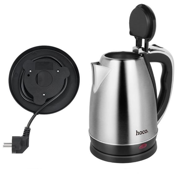 Електрочайник HOCO Cool kitchen HJD03A 1.8 л, сріблястий | Зображення 2