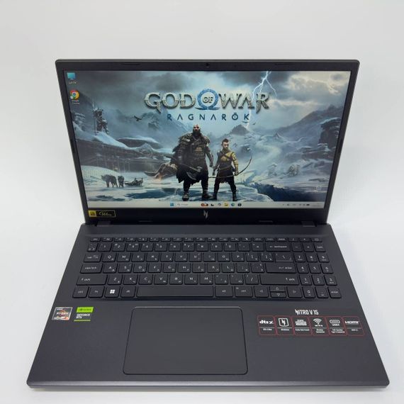 Ігровий ноутбук Acer Nitro V 15 (ANV15-41-R914 / 15.6" (1920х1080) IPS / AMD Ryzen 5 7535HS (6 (12) ядер по 3.3 - 4.55 GHz) / 16 GB DDR5 / 512 GB SSD M2 NVMe / nVidia GeForce RTX 2050, 4 GB GDDR6, 64-bit / WebCam б/в + Подарунок Мишка та килимок | Зображення 2