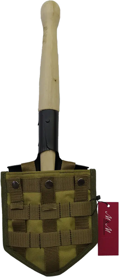 Саперна лопата М&М МСЛ50 Чорна в чохлі 1 Coyote Койот (213356) | Зображення 1