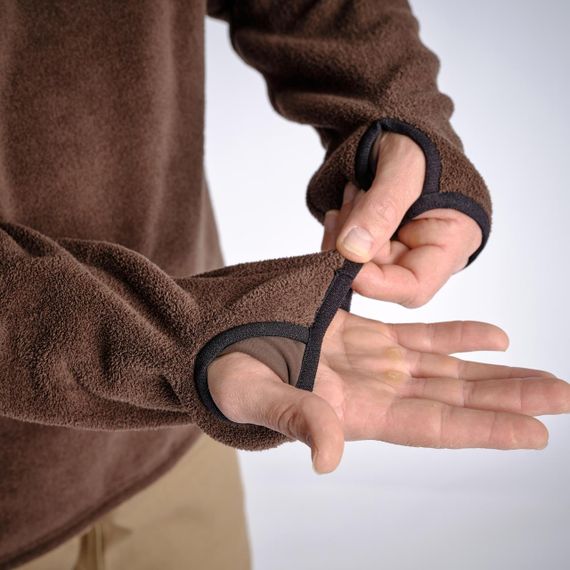 Кофта флісова 500 коричнева - 2XL. | Зображення 4