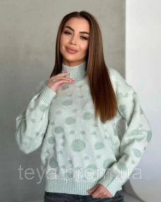 Свитер цвет мятный размер M FI_009171